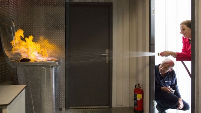 Oefening brandveiligheid Reinier de Graaf